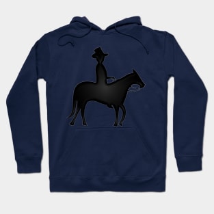 Western Era - Mexican on Donkey Hoodie